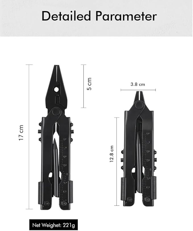 13 In 1 Multifunctional Tools Pliers Screwdriver Wire Cutters Camping Survival Outdoor Camping Travel Portable Folding Pliers EDC Combination Tools