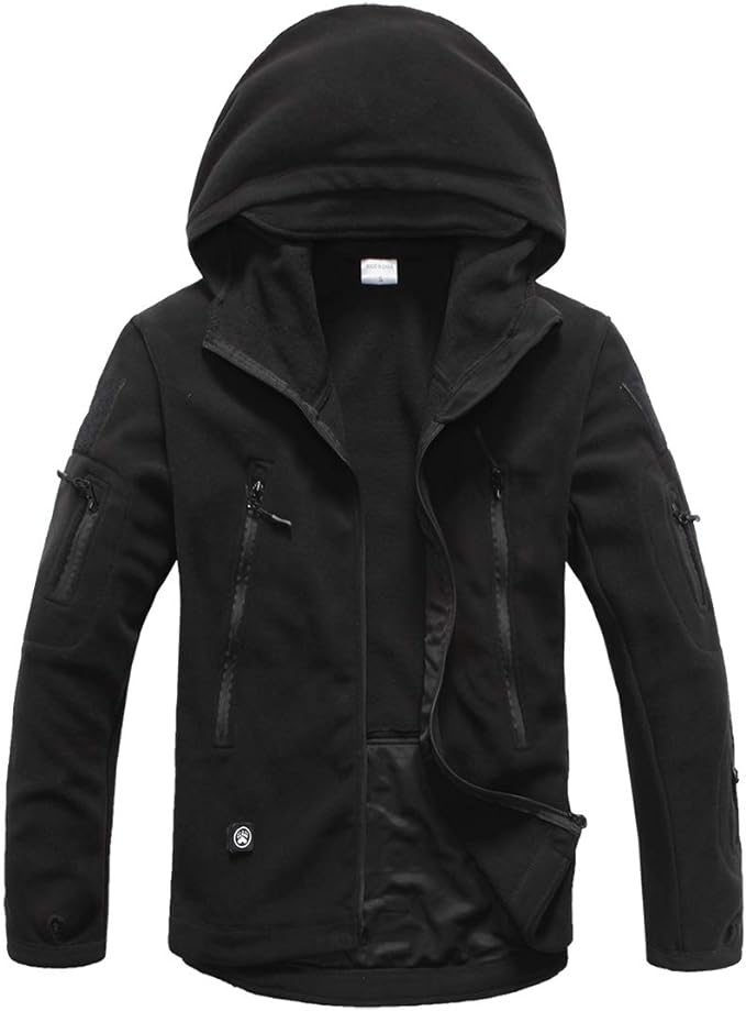 ReFire Gear Men's Warm Military Tactical Sport Fleece Hoodie Jacket