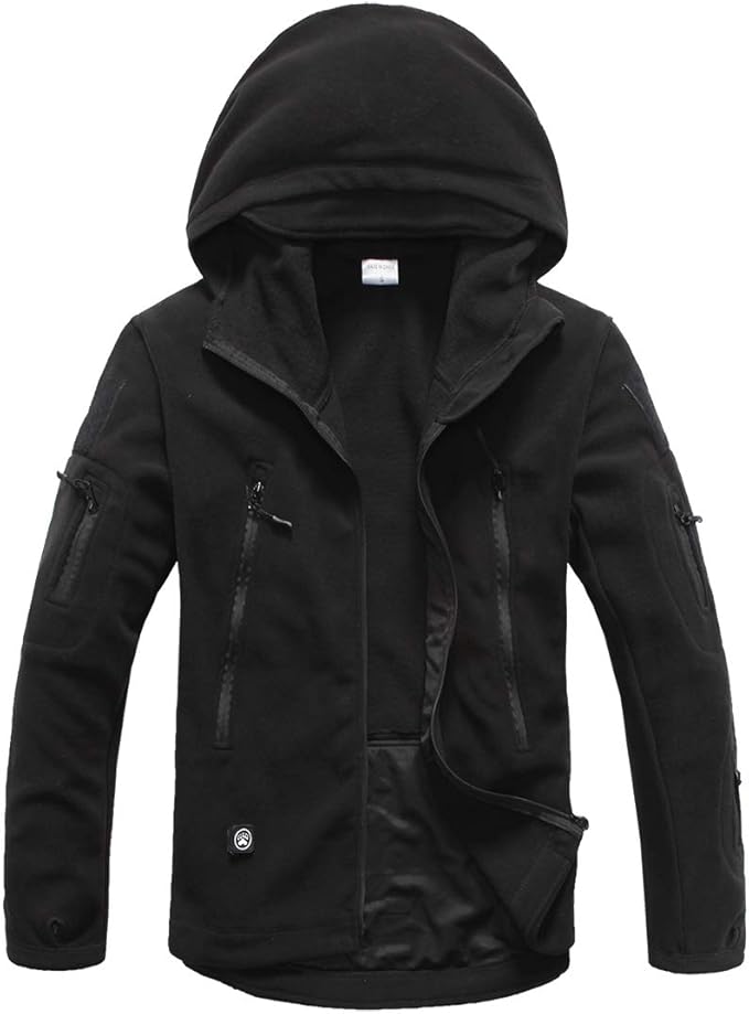 ReFire Gear Men's Warm Military Tactical Sport Fleece Hoodie Jacket