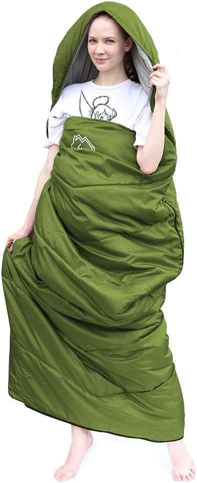 XL Size Upgraded Version of Camping Sleeping Bag 4 Seasons Warm and Cool, Lighter Weight, Adults and Children Can Use Waterproof Camping Bag, Travel and Outdoor Activities