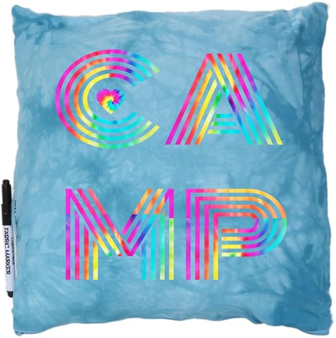 Gilbins Camp Bunk Kids Autograph Pillows A Great Gift for Boys Or Girls (Camp Retro)
