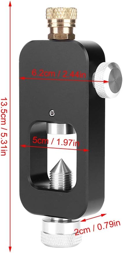 Alomejor Diving Refill Adapter,Lightweight Aluminum Alloy Oxygen Cylinder Adapter for Recreational Divers Professional Diving Emergency Oxygen Refill