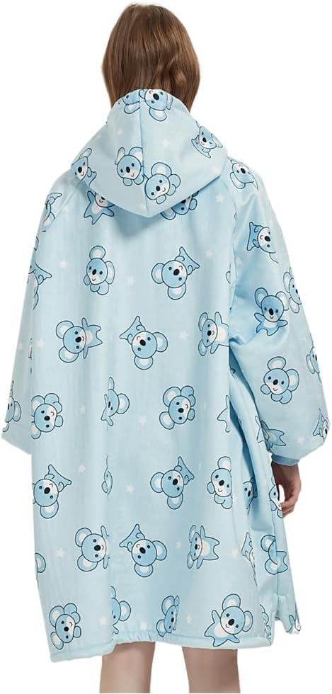 Krifey Wearable Blanket, Oversized Sherpa Blanket as Birthday Gifts for Mom Women Girlfriend Men