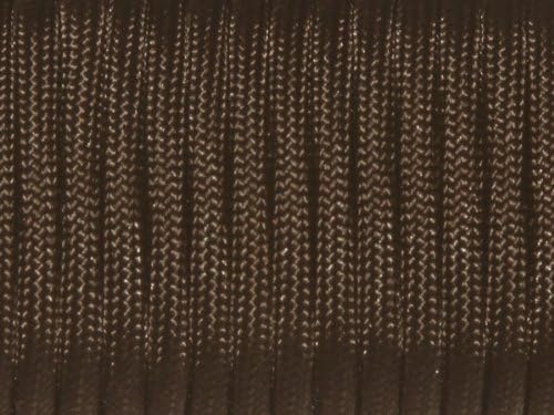 7 Strand Core 550lb Paracord Parachute Cord Lanyard Mil Spec Type III-100ft (Dark Coffee(70#))