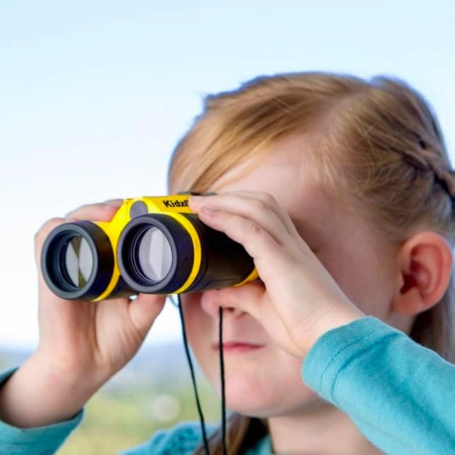 Adventure Kidz Outdoor Exploration Kit, Children’s Binoculars, Flashlight, Compass, Fox Whistle, Magnifying Glass, Backpack. Great Gift Set for STEM, Pretend Play