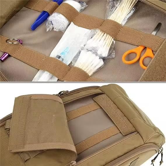 Redemption Tactical Crusader Medical Backpack Tactial First Aid Backpack (Coyote Brown)