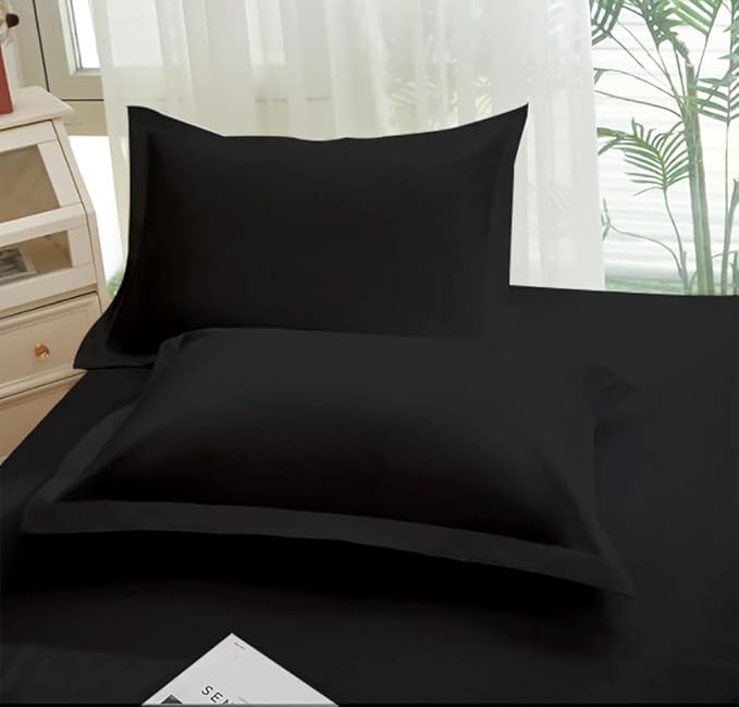 AEHISDHIE Queen Sheet Sets - 3 Pieces Queen Sheets Sets 16 to 23 inch - Inflate Without Disassembly Convenient & Firm Easy to use Air Mattress (Black, Full)