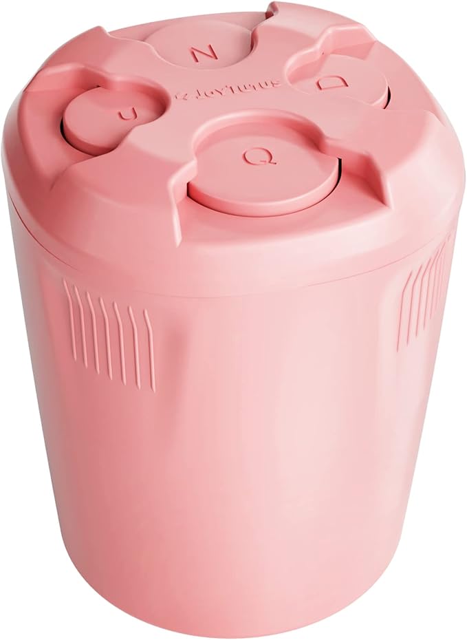 JOYTUTUS Universal Car Coin Holder - High Capacity, Sort Coins, Fit Most Cars & Trucks (Pink)