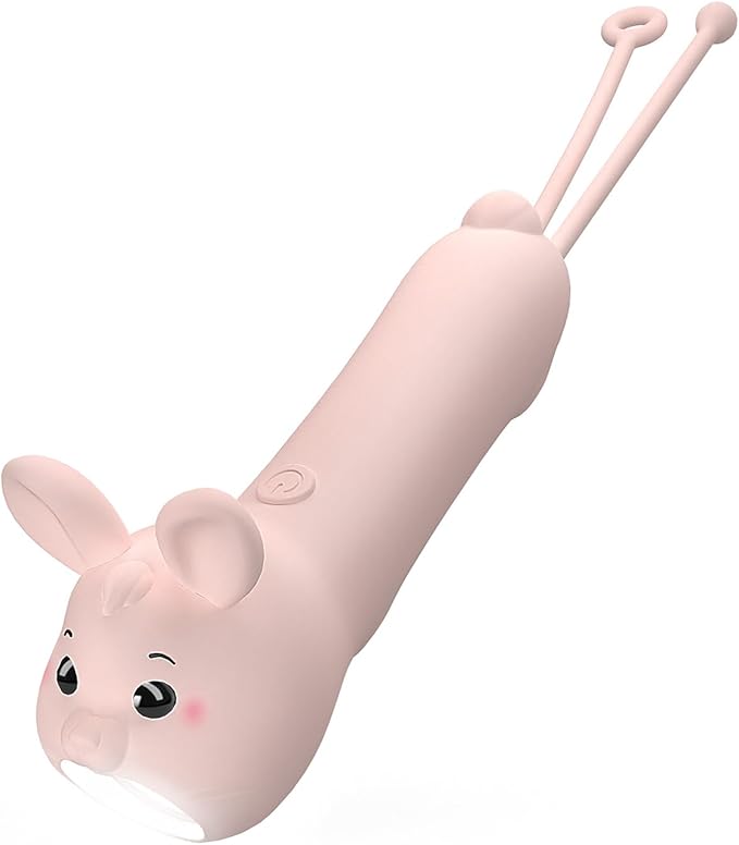 Easter Bunny Kid‘s Flashlight Rechargeable, Led Flashlight, Fun and Easter Rabbit Kid Flashlight Suitable for Camping and Outdoor Exploration, Dog Walking, Birthday Gift