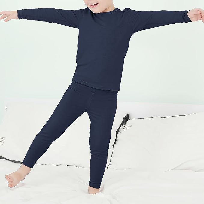 Thermal Underwear for Kids Toddler Winter Base Layer Long Johns Sets for Girls Boys