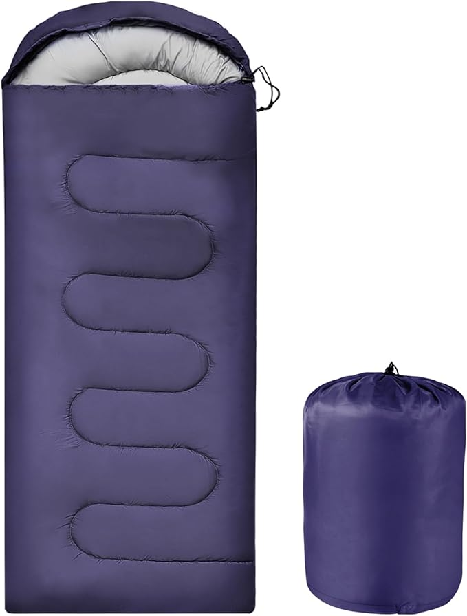 OBTANIM Sleeping Bags Portable Waterproof Camping Sleeping Bag for Adults Kids 4 Seasons Cold Weather or Warm Backpacking Hiking Travel Indoor Outdoor Use