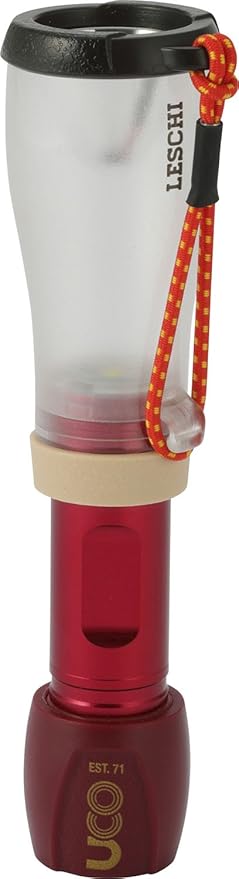 UCO Leschi Lantern, 110 Lumen Camping Lantern and Battery-Powered LED Flashlight with Dimmer and Strobe