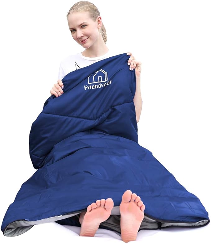 XL Size Upgraded Version of Camping Sleeping Bag 4 Seasons Warm and Cool, Lighter Weight, Adults and Children Can Use Waterproof Camping Bag, Travel and Outdoor Activities