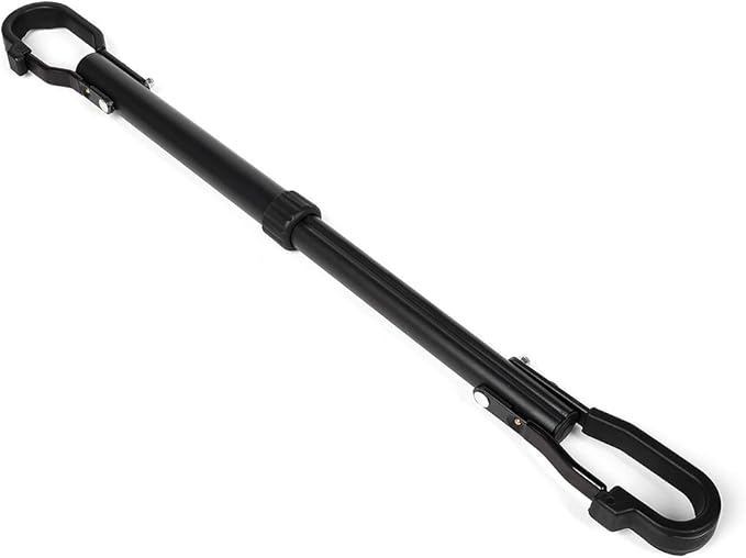SCITOO Iron Bicycle Top Tube Adapter Fit Most Automobiles That Have A Roof Rack Including Round Square Oval and Flat Crossbars Black 1-Bike