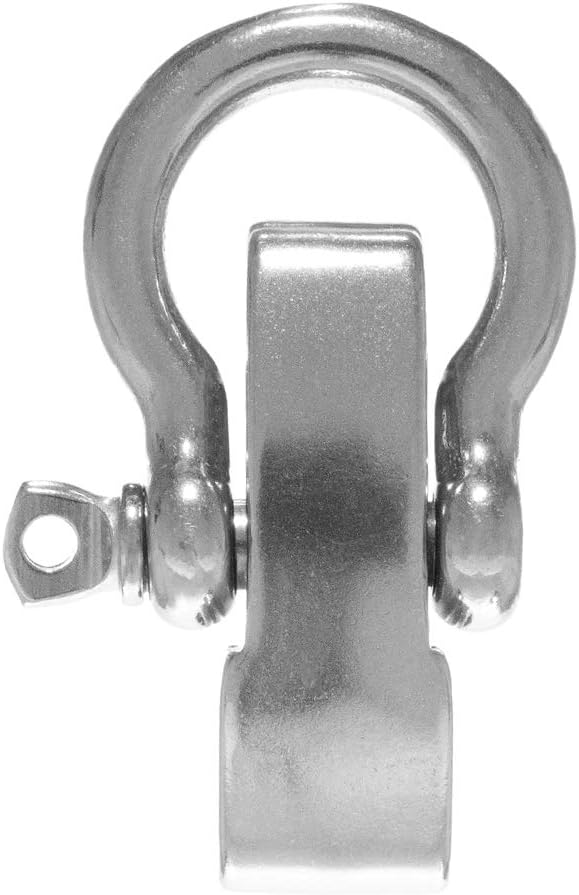 Paracord Planet Stainless Steel Alloy Shackles for Paracord Survival Bracelets: B, D, O, & U-Shackles (Pack & Single Sizes)