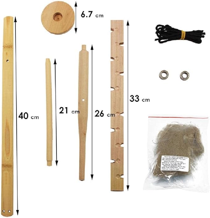 Outdoor Primitive Fire Starter Tool Wood Bow Drill Survival Friction Kit for Camping Hiking Backpacking Fishing Picnic Hunting Accessory