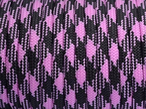 7 Strand Core 550lb Paracord Parachute Cord Lanyard Mil Spec Type III-100ft (Acid Blue Camo(49#))