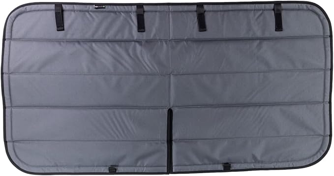 VanEssential Insulated Blackout Crew Window Cover Designed for RAM Promaster Bare Metal Window Frame Van Years 2014 to Current Model - Charcoal Gray