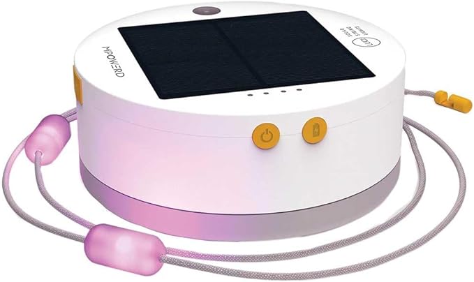 MPOWERD Luci Color Solar String Lights + Phone Charger: Color 18' Rechargeable via Solar or USB-A, 100 Lumens LEDs and 7 Colors, Lasts Up to 15 Hours, Waterproof, Camping, Pool/Patio, and Travel