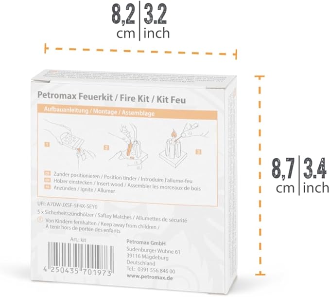 Petromax Unisex - Adult Fire Kit 402461 Fire Kit, Multi-Colour, One Size