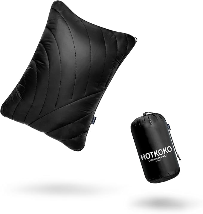 Camping Pillow,Supportive Compressible Travel Pillow Lightweight Camp Pillow with Storage Bag for Camping,Hiking,Backpacking,Airplane