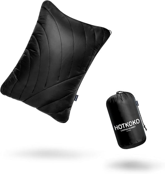 Camping Pillow,Supportive Compressible Travel Pillow Lightweight Camp Pillow with Storage Bag for Camping,Hiking,Backpacking,Airplane