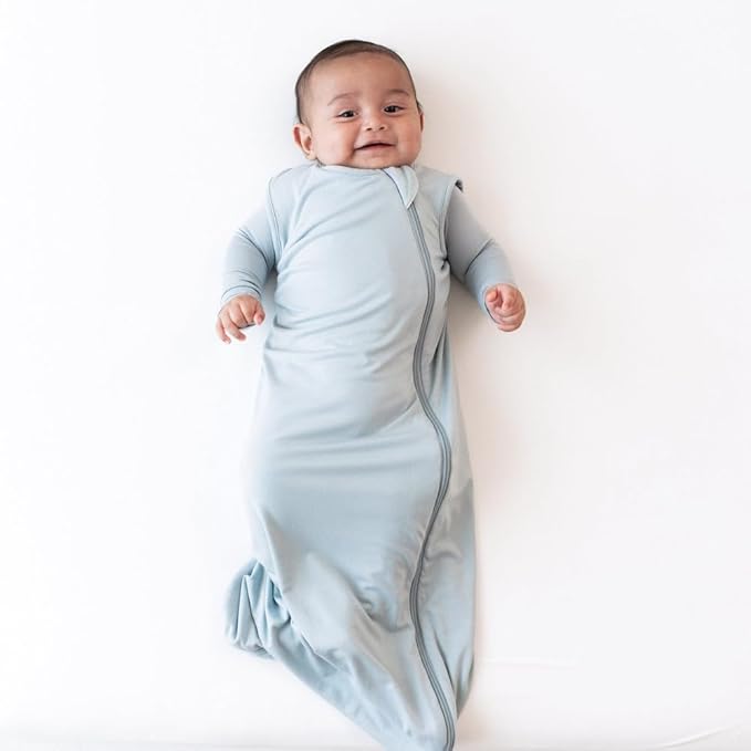 KYTE BABY Unisex Sleep Bag for Babies and Toddlers, 97% Rayon Made From Bamboo, 3% Spandex, 0.5 Tog (Small, Fog)
