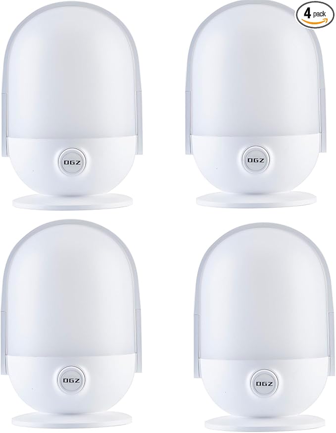 LED Lanterns for Power Outages 4Pack, Dimmable Rechargeable Battery Operated Lights, Portable Outdoor Camping Lights for Hiking Emergency Survival (White-4Pack)