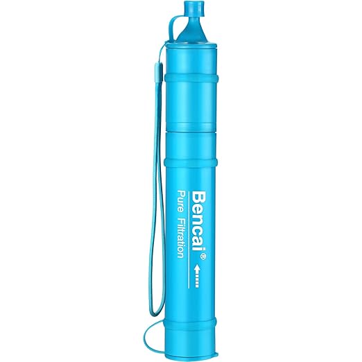 4-Stage 0.1 Micron Ultrafiltration Water Filter Straw | 3-Section Detachable for Easy Backwash | for Outdoor, Survival & Emergency, 1-Pack