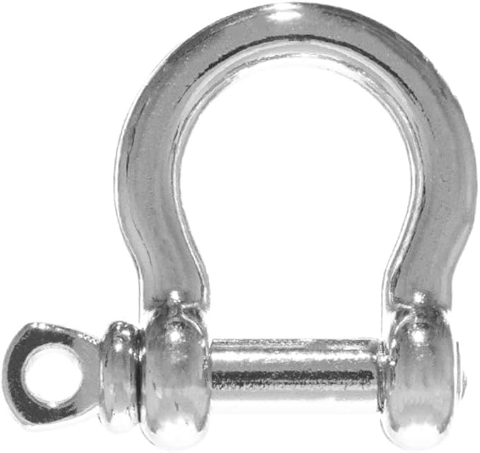 Paracord Planet Stainless Steel Shackles - B, D, O, & U-Shackles for Paracord Survival Bracelets (Pack & Single Sizes)