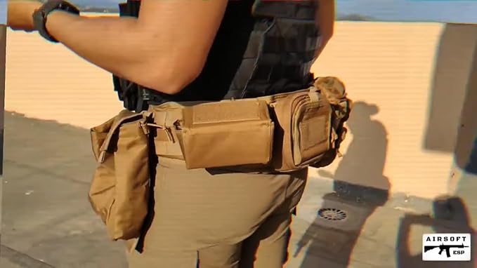 YAKEDA Tactical Battle Belt Duty Belt Law Enforcement Utility Belt Police Belt Set 5 PCS