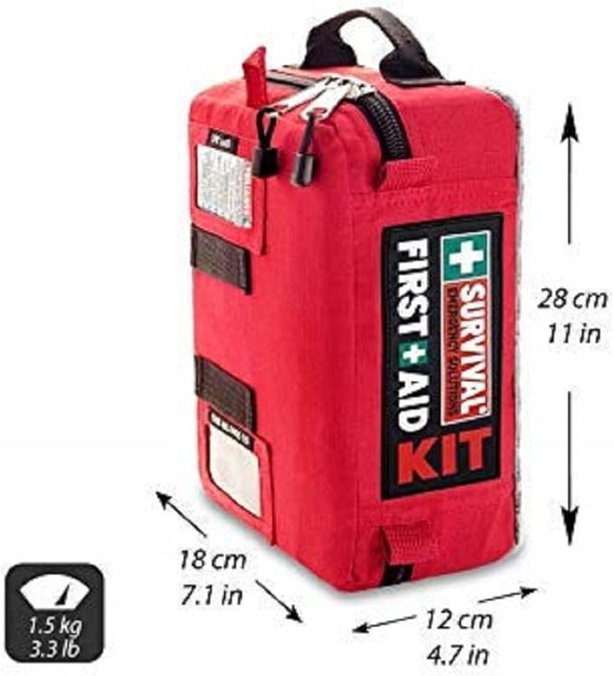 SURVIVAL Workplace/Home First Aid Kit USA - Premium First Aid Kit for Home & Workplace Emergencies - 152 Pieces