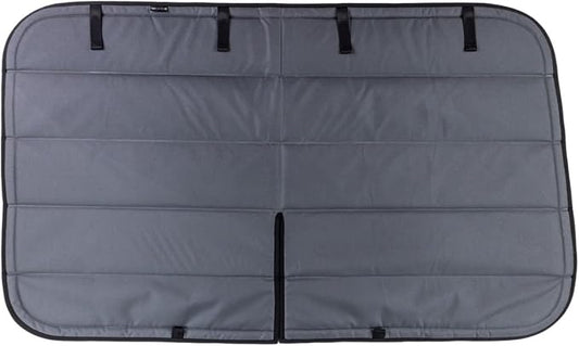 VanEssential Insulated Blackout FW293L CRL Direct Fit Crew Window Cover Designed for Ford Transit Year 2015- Current - Charcoal Gray