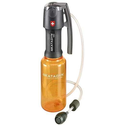 Katadyn Vario Water Filter, Dual Technology Microfilter for Personal or Small Group Camping, Backpacking or Emergency Preparedness