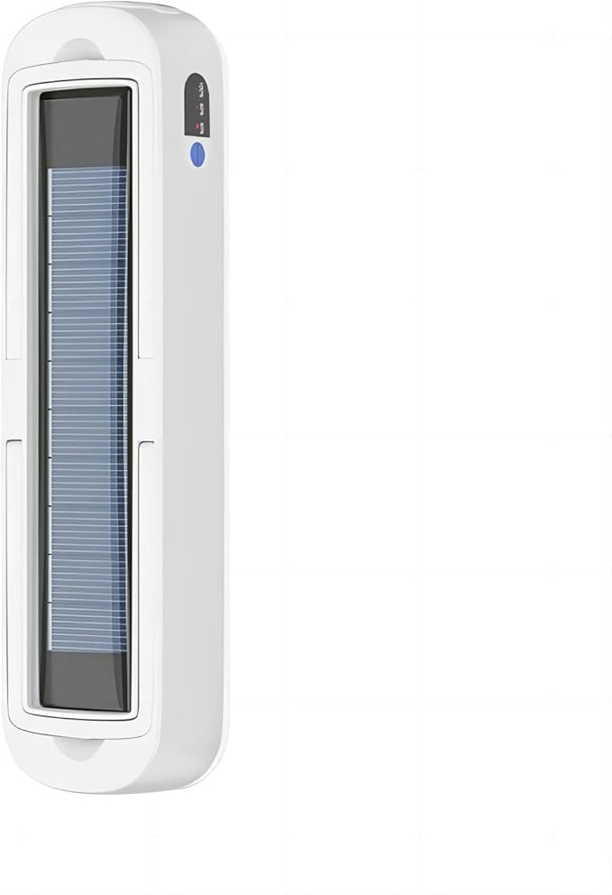 Solar Rechargeable Camping Lantern - 2000 Lumens, 4 Light Modes, Solar & USB Charging (White)