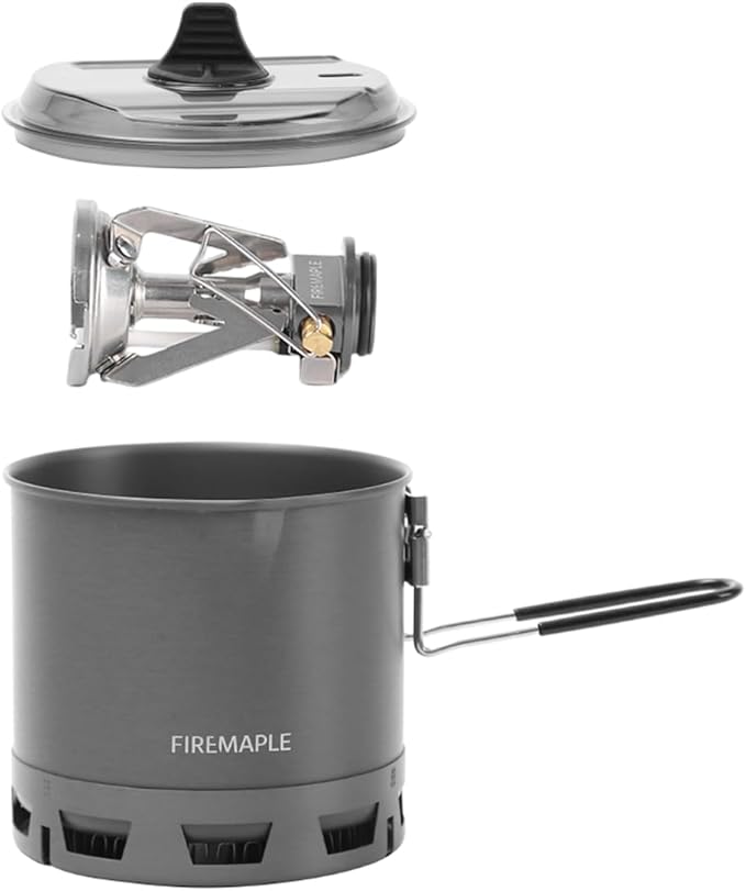 Fire-Maple Petrel Quickboil Pro Ultralight Cooking System – Compact & Fast-Boiling Backpacking Stove Pot Set, Ideal for Hiking, Solo Camping, Travelling, Hunting Trips | Petrel G2 Cooking Set