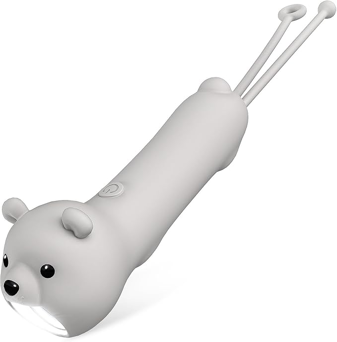 Teprewes Polar Bear Outdoor Kid's Flashlight Rechargeable, Led Flashlight, Fun and Lightweight Kid Flashlight Suitable for Camping and Outdoor Exploration, Dog Walking, Birthday Gift