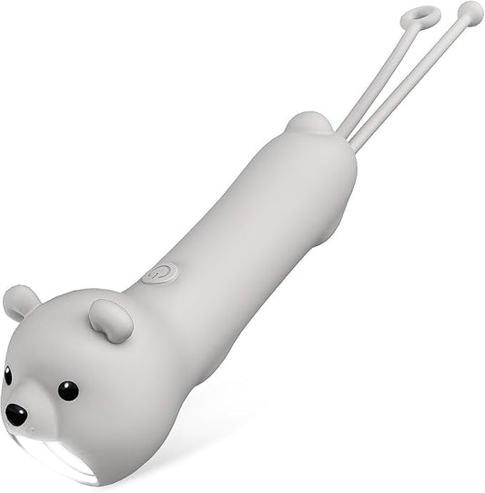 Teprewes Polar Bear Outdoor Kid's Flashlight Rechargeable, Led Flashlight, Fun and Lightweight Kid Flashlight Suitable for Camping and Outdoor Exploration, Dog Walking, Birthday Gift