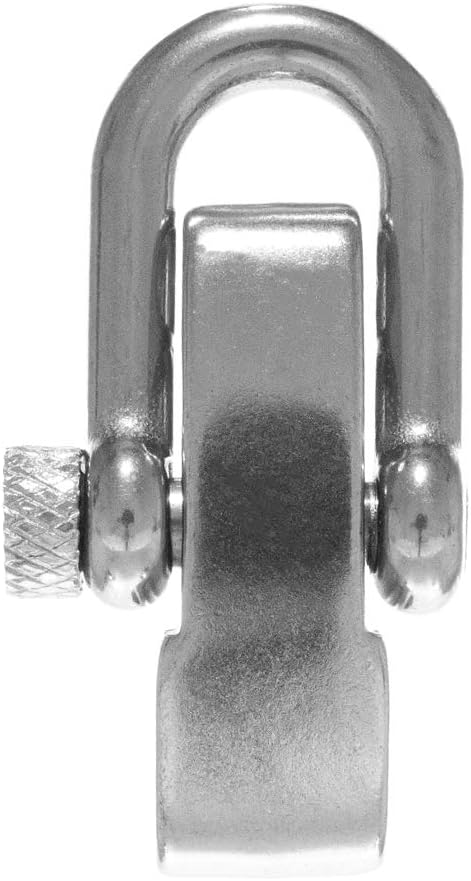 Paracord Planet Stainless Steel and Alloy B-Shackles, D-Shackles, O-Shackles, & U-Shackles for Paracord Survival Bracelets (Pack and Single Sizes)