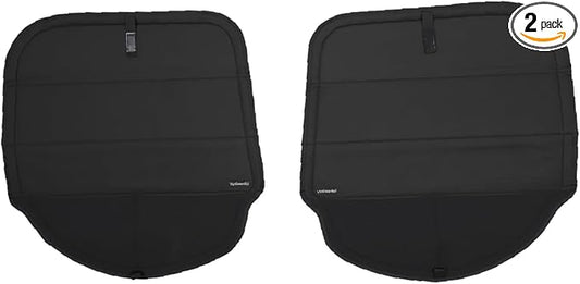 VanEssential Insulated Stealth Blackout Magnetic Window Covers Designed for Mercedes-Benz VS30 (Van Years 2019 to Current), Rear Door (Half Plastic Door Frame) (Pair), Black