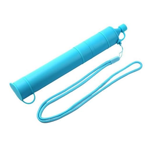 Portable Personal Water Filter Straw, Hollow Fiber Ultrafiltration, Lightweight, 4000L Lifespan, for Camping, Hiking, Emergency