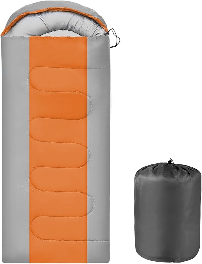 OBTANIM Sleeping Bags Portable Waterproof Camping Sleeping Bag for Adults Kids 4 Seasons Cold Weather or Warm Backpacking Hiking Travel Indoor Outdoor Use