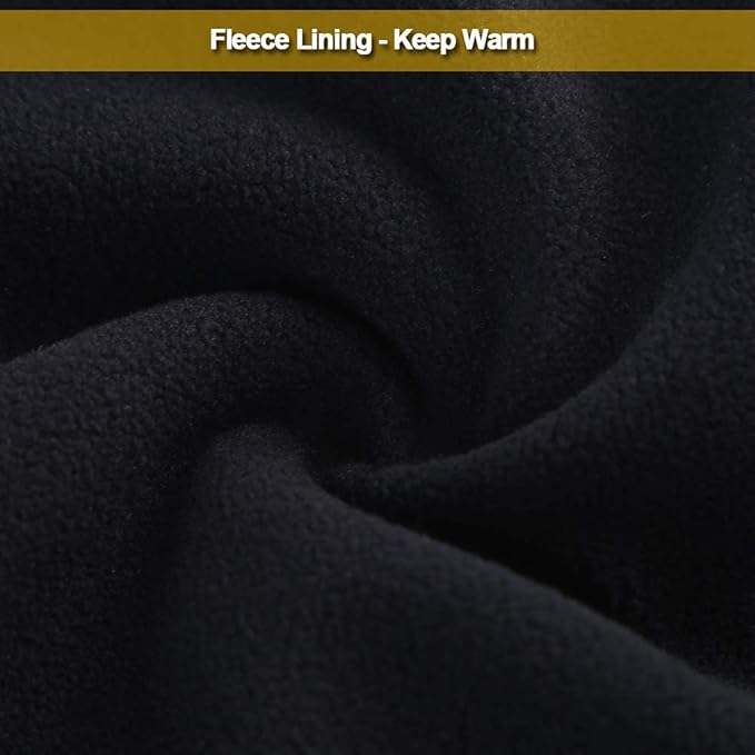 Sireck Cold Weather Balaclava Ski Mask, Water Resistant and Windproof Fleece Thermal Face Mask, Cycling Motorcycle Neck Warmer Hood Winter Gear for Men Women