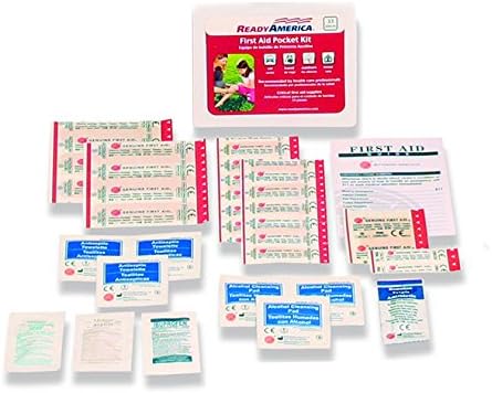 Ready America 70280 72 Hour Emergency Kit, 2-Person, 3-Day Backpack, Includes First Aid Kit, Survival Blanket, Portable Preparedness Go-Bag for Camping, Car, Earthquake, Travel, Hiking, and Hunting, Red