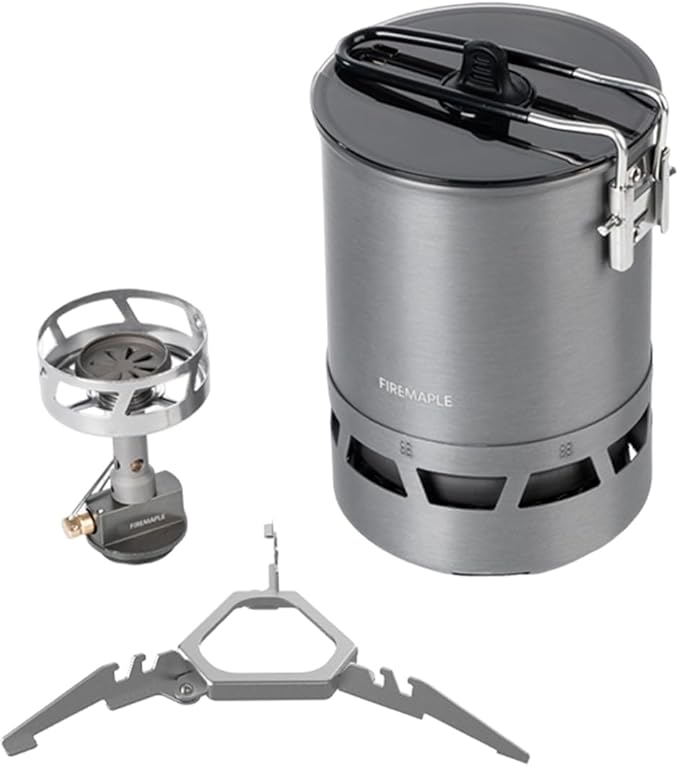 Fire-Maple Petrel Quickboil Pro Ultralight Cooking System – Compact & Fast-Boiling Backpacking Stove Pot Set, Ideal for Hiking, Solo Camping, Travelling, Hunting Trips | Petrel Quickboil Pro System