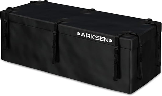 ARKSEN Waterproof Hitch Cargo Carrier Bag for 20" x 60" Baskets, 15 Cubic Feet Large Capacity Luggage Storage (58" L x 19" W x 24" H) for Car Truck SUV RV or Trailer