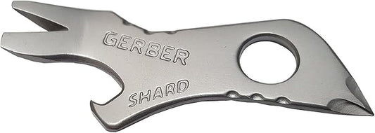 Gerber Gear Shard 7-in-1 Keychain Bottle Opener Multitool with Screwdriver, Fathers and Men from Daughter, Wife or Son - Silver
