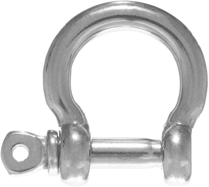 Paracord Planet Stainless Steel and Alloy B-Shackles, D-Shackles, O-Shackles, & U-Shackles for Paracord Survival Bracelets (Pack and Single Sizes)