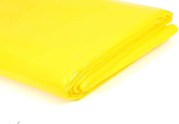 Primacare CB-6821 Disposable Transport Emergency Blanket, Lightweight and Warerproof, Blanket for Outdoors, Camping, First Aid, Hiking, Survival, 60” x 90”, Yellow