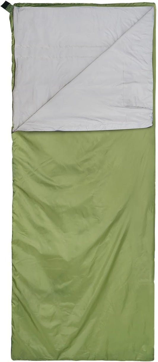 REDCAMP Ultra Lightweight Sleeping Bag for Backpacking, Hiking, Comfort for Adults Warm Weather, with Compression Sack